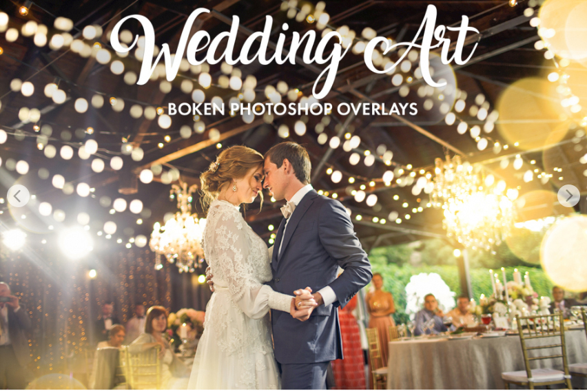 Картинка [FixThePhoto] Wedding Bokeh Lights Overlays (2019)