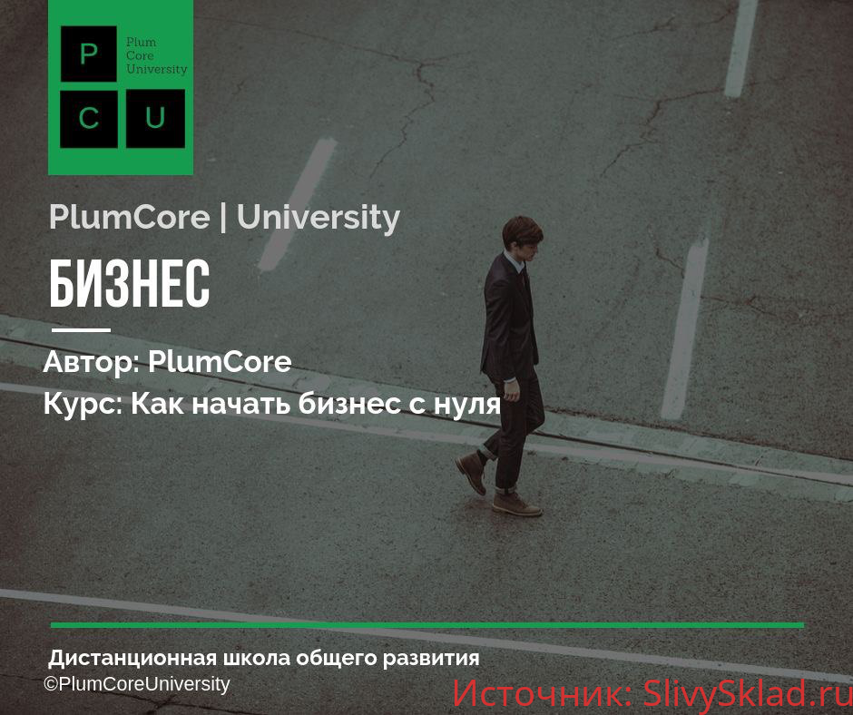 Картинка [PlumCore] Как начать бизнес с нуля (2019)