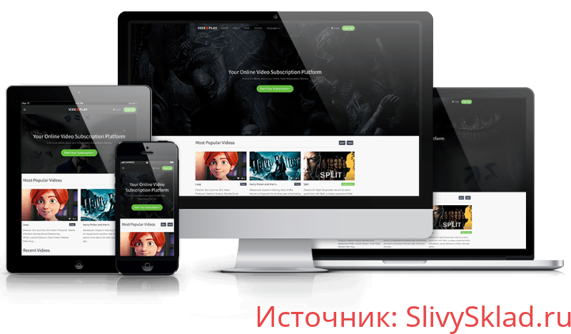 Картинка ViddoHub - Полная видео CMS
