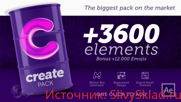 Картинка [AlohaFX] Create Pack for After Effects (2019)