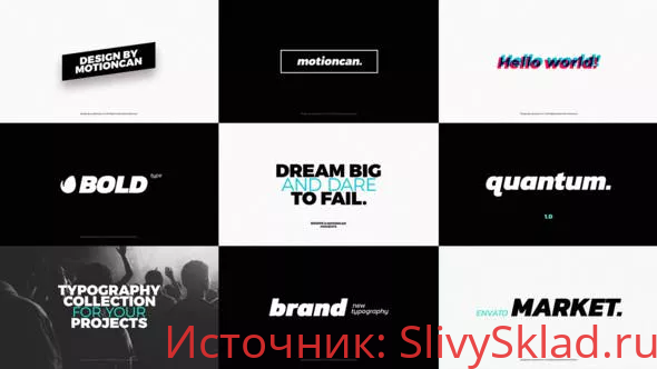 Картинка [Videohive] Quantum | Animated Typography Pack