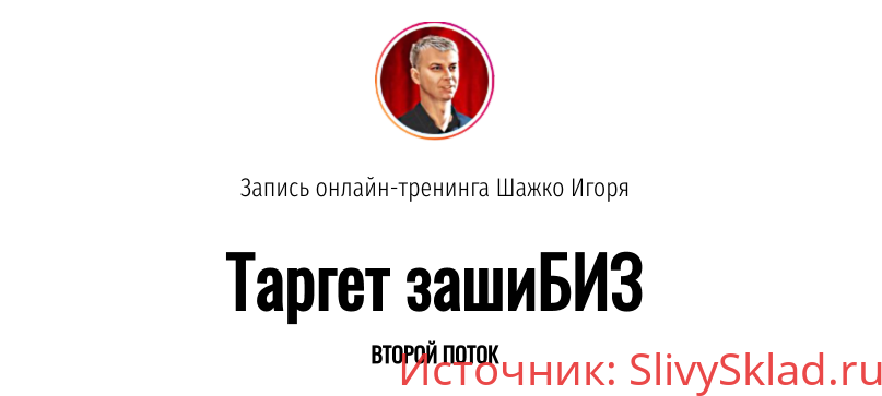 Картинка [Игорь Шажко] Таргет зашиБИЗ (2019)