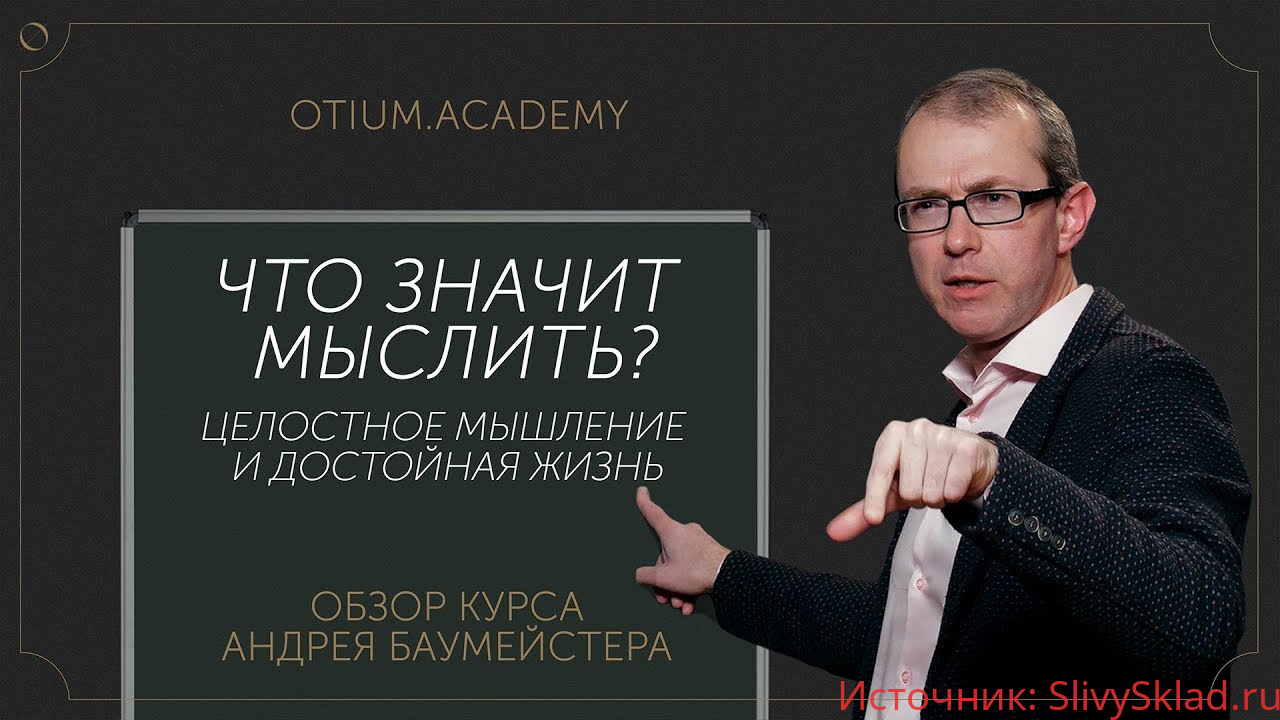 Картинка [Андрей Баумейстер] Что значит мыслить? Целостное мышление и достойная жизнь (2019)