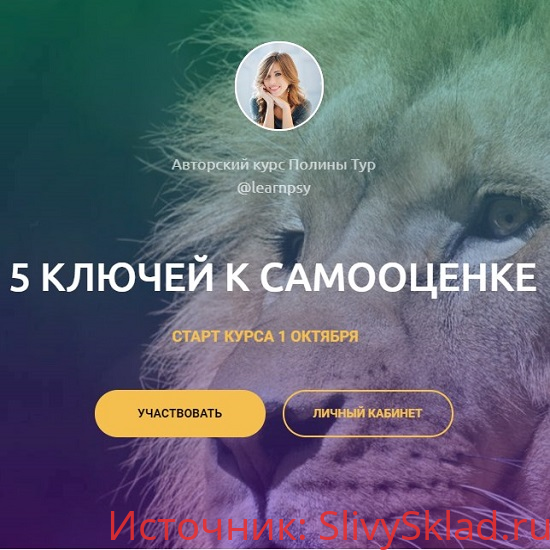 Картинка [Полина Тур] 5 ключей к самооценке (2019)