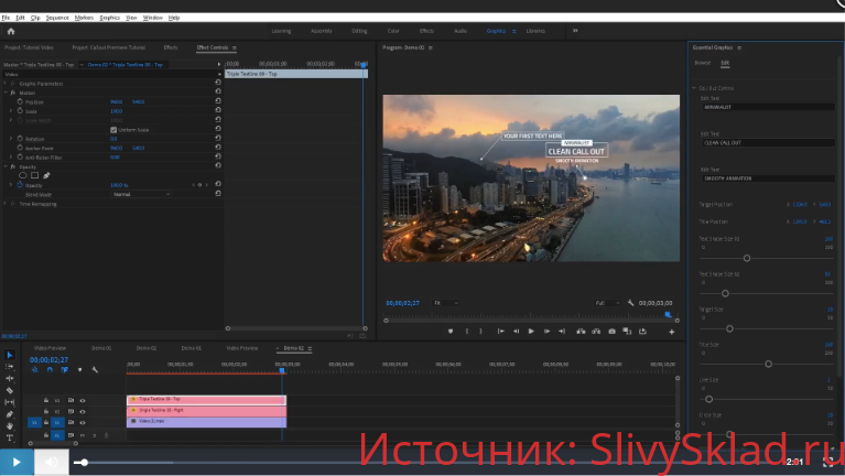 Картинка [Seuramoe] Call-Out Titles Pack | Premiere Pro | Пакет титров для видео