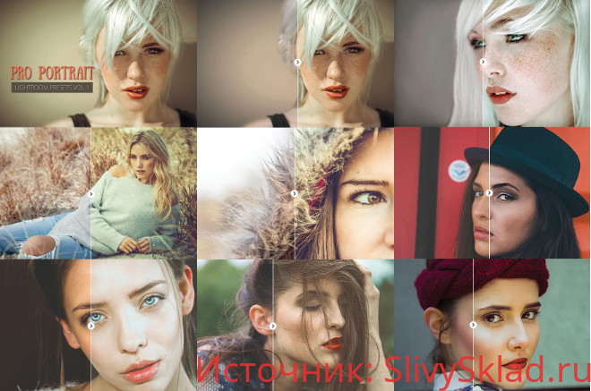 Картинка [Graphicriver] 10 пресетов портретной подсветки Ver. 1 (2019)