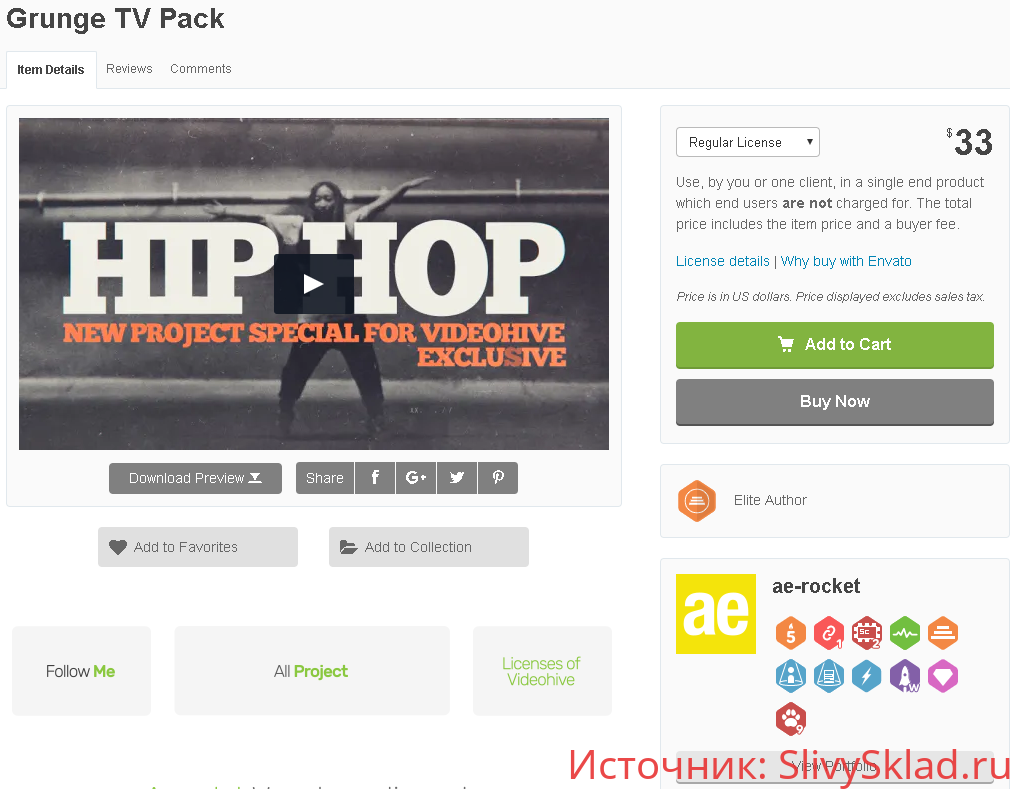 Картинка [VideoHive] GRUNGE TV PACK