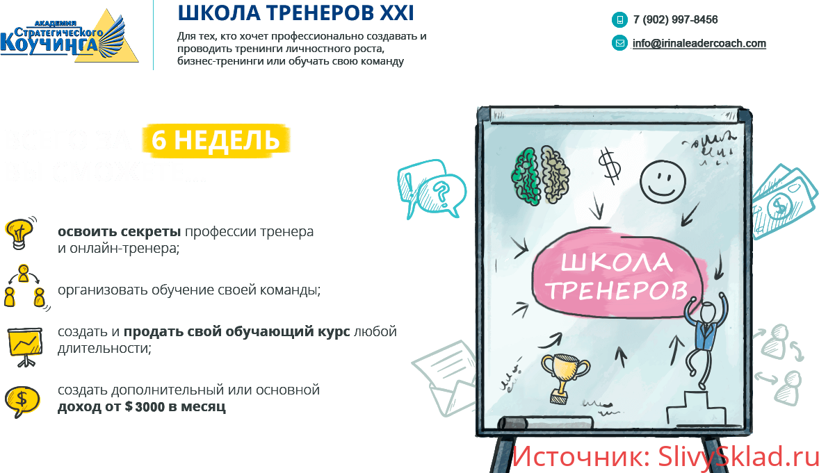 Картинка [Академия Стратегического Коучинга] Школа Тренеров XXI, 2 часть (2015) [Ирина Михалицина]