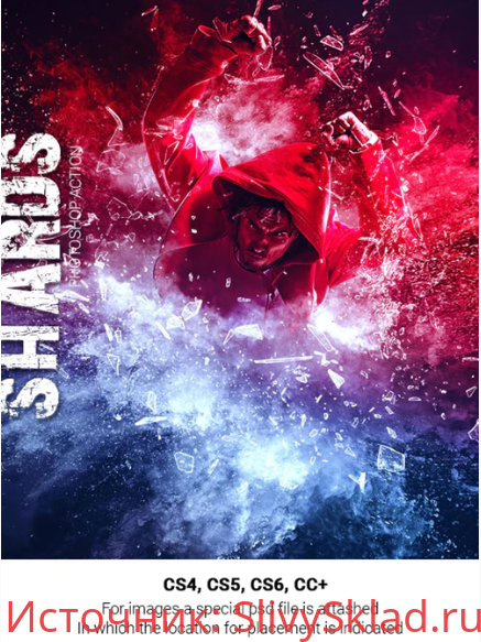Картинка [Graphicriver] Shards Photoshop Action (2020)
