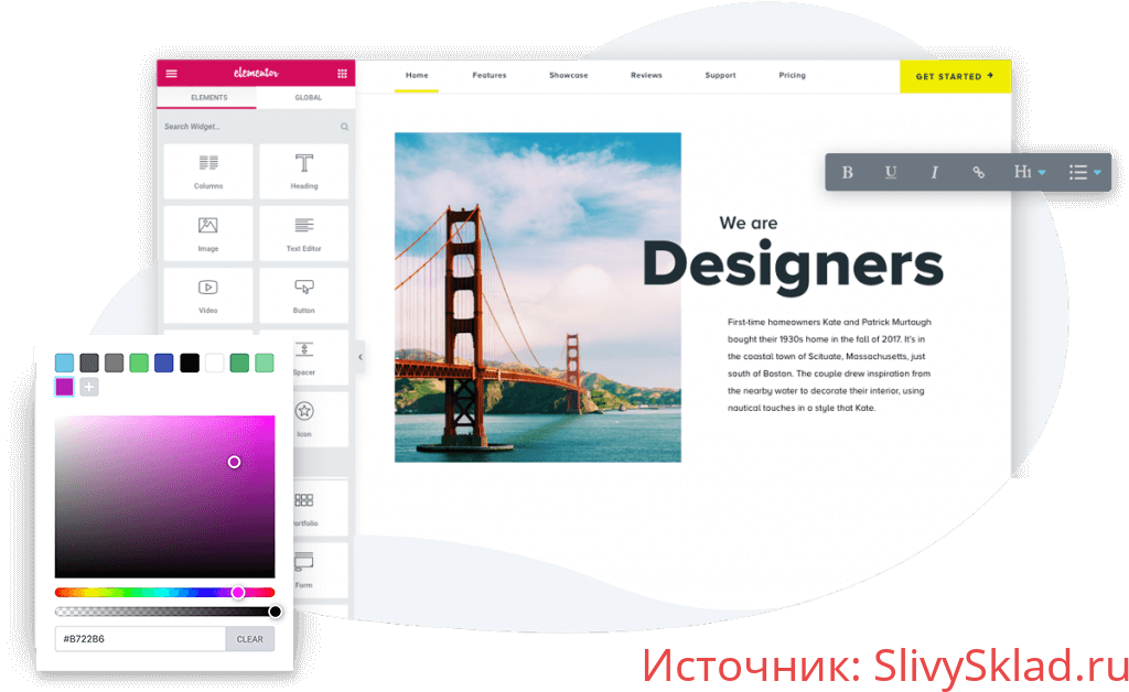 Картинка Elementor PRO v2.8.3 Оригинал - Конструктор сайтов WordPress