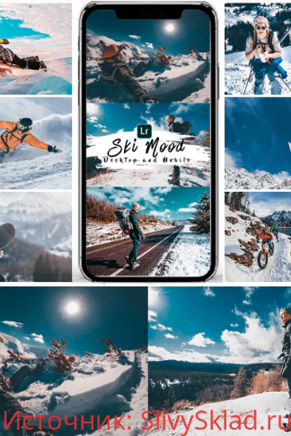 Картинка [Graphicriver] Ski Mood Presets For Mobile and Desktop Lightroom (2020)