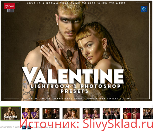 Картинка [Creativemarket] Valentine Lightroom & ACR Presets (2020)