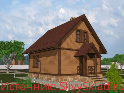 Картинка [KarkasDom] Проект КД-12 (комфорт). Экономичный каркасный дом 6х7 84м2 (2015)