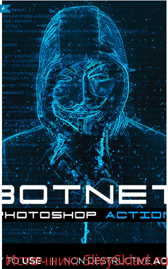 Картинка [Graphicriver] Botnet Photoshop Action (2020)