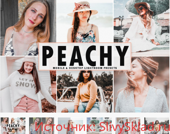 Картинка [Designbundles] Peachy Mobile & Desktop Lightroom Presets (2020)
