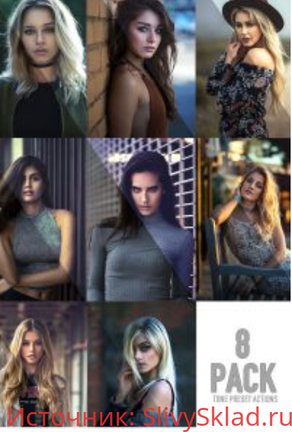 Картинка [Tone Presets - Luis M Cara] 8 Tone PS Actions (2020)
