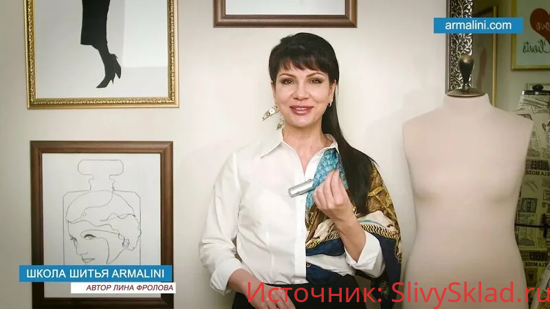 Картинка [Лина Фролова] Пошив прямой юбки на подкладе (2014)