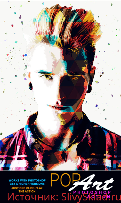 Картинка [Graphicriver] Pop Art Photoshop Action (2020)
