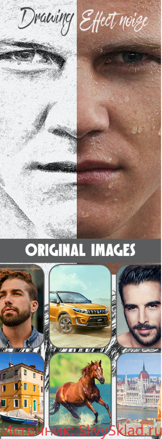 Картинка [Graphicriver] Drawing Effect Noise (2020)