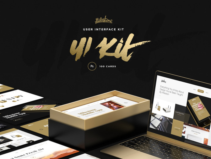 Картинка «[UI8] Milestone UI Kit»