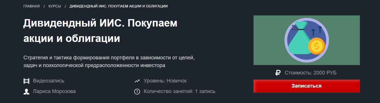Картинка [Лариса Морозова] Дивидендный ИИС. Покупаем акции и облигации (2019)