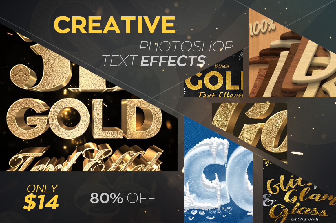 Картинка Креативные текстовые эффекты для Adobe Photoshop